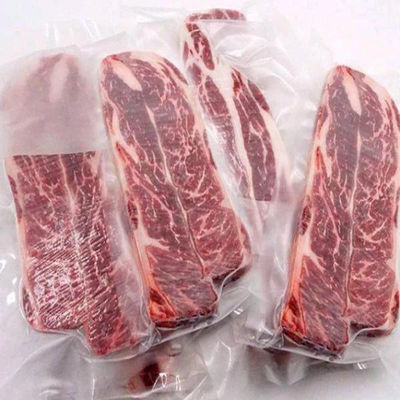 Запасные пакеты для холодной свежей мясомолочной продукции с фильтром усадки ПА/ПЕ, фильтром усадки ПВДК и пакетами