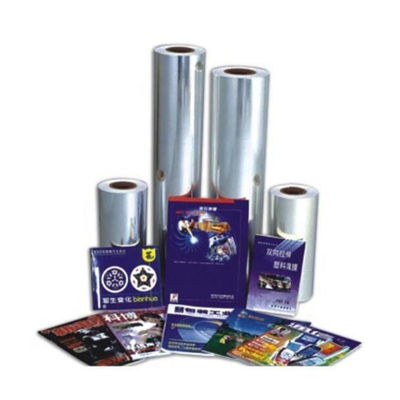 BOPP Plain Film Jumbo Roll PVDC Пластиковая резкая оберточная пленка Тепловая основа без клея 12-80um