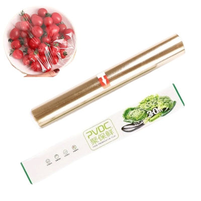 Хороший безопасный 30cm*15m PVDC Food Cling Wrap Film для бутерброда 140 oC Внутренняя температура