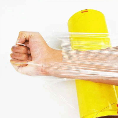 Жилищная пищевая клеящаяся пленка пластиковая пленка PVC / PVDC / PE / LDPE с слайд-резателем